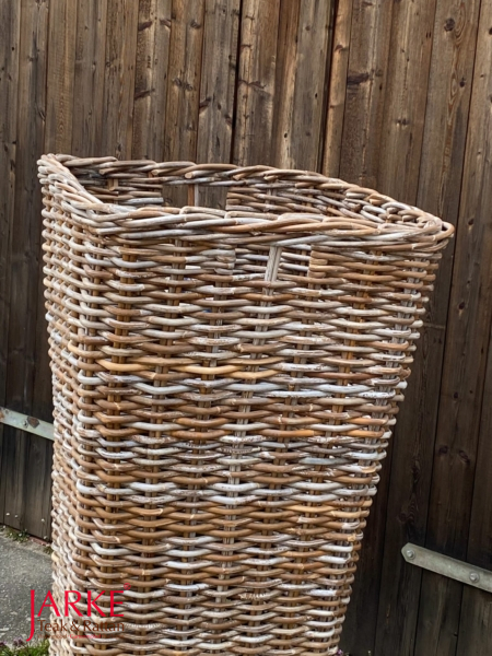 Rattan Korb XL, Höhe 120 cm, rund + eckig