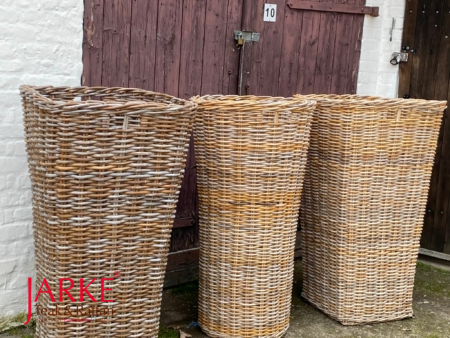 Rattan Korb XL, Höhe 120 cm, rund + eckig