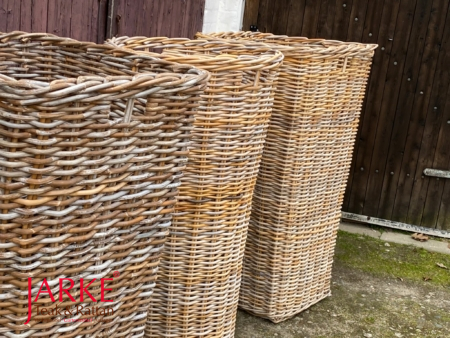 Rattan Korb XL, Höhe 120 cm, rund + eckig