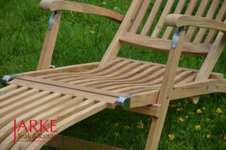 Premium Teak Deckchair "Elbe"